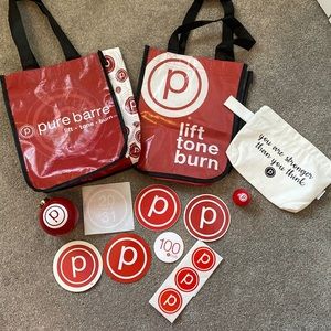 Pure Barre - Tote & Sticker Variety Pack